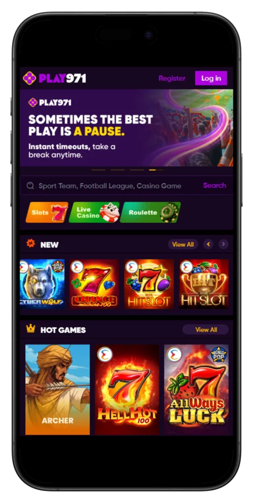 play971 casino on mobile